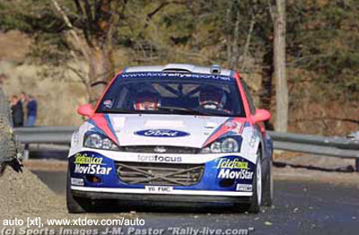 6.  Gilles Panizzi, Peugeot 206, rally Catalunya 2001, 2nd plac