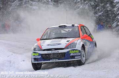 26.  Gilles Panizzi, Peugeot 206, rally Catalunya 2001, 2nd plac